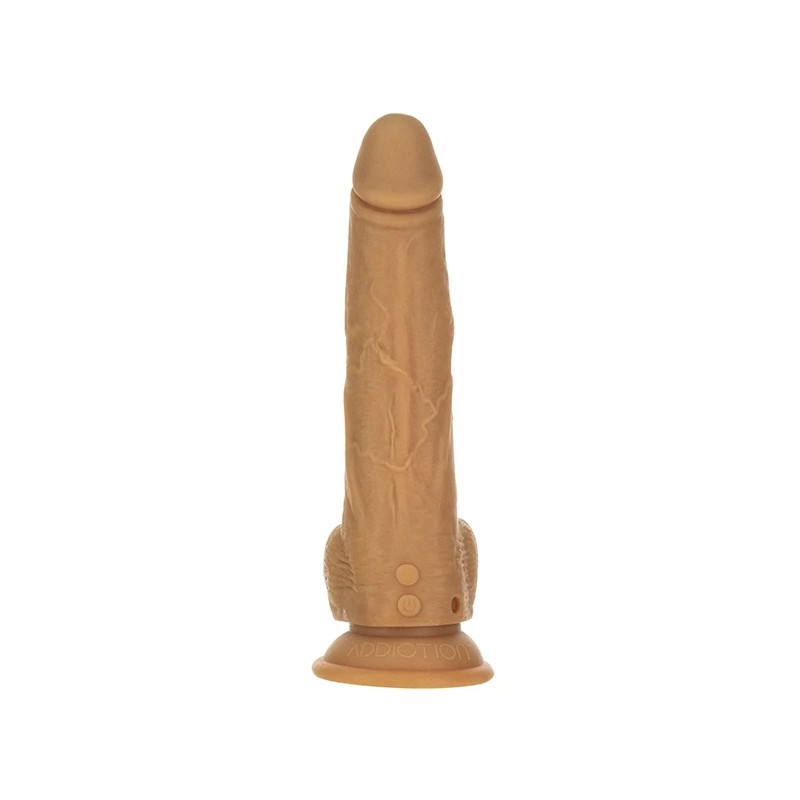 Pulsator - Naked Addiction Thrusting Dong with Remote 23 cm Caramel